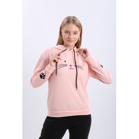 104092 TOPTAN PEMBE SWEAT