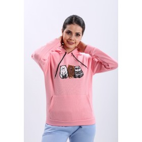 104625 TOPTAN PEMBE SWEAT