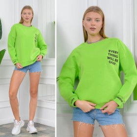 109269 TOPTAN YEŞİL SWEAT