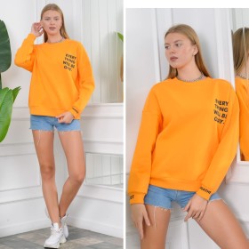 109270 TOPTAN ORANGE SWEAT