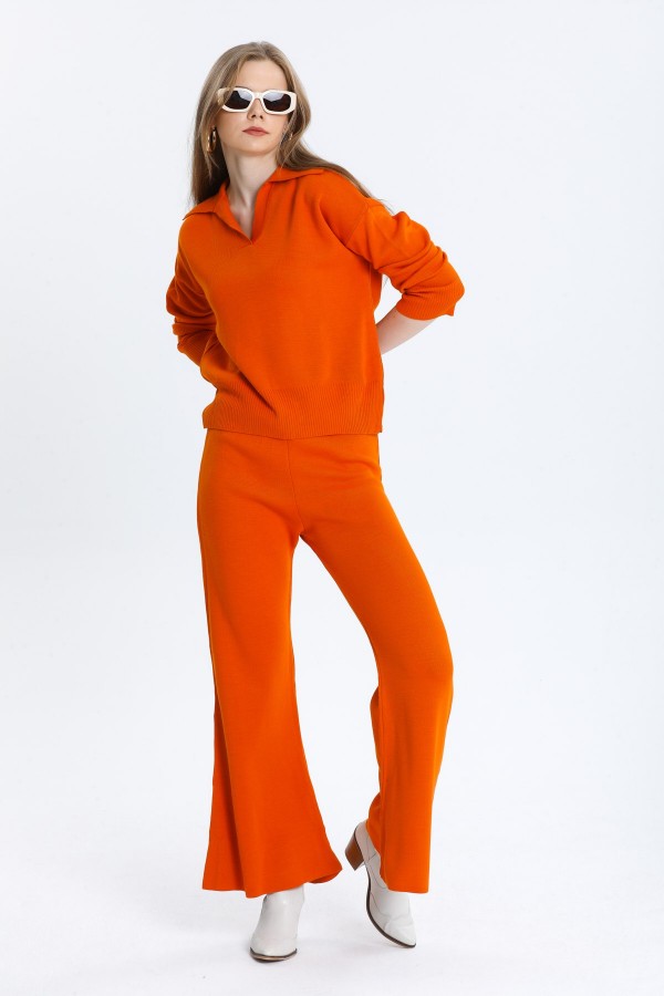 110828 помаранчевий Штани костюми