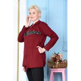 111426 TOPTAN BORDO HIRKA