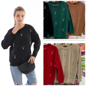 112436 TOPTAN VİZON SWEAT