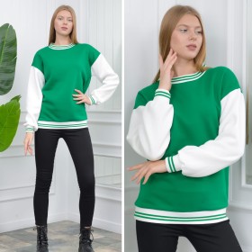 112570 TOPTAN YEŞİL SWEAT