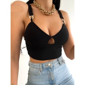 116945 TOPTAN SİYAH CROP