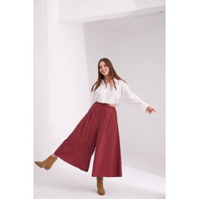 116988 TOPTAN BORDO PANTOLON