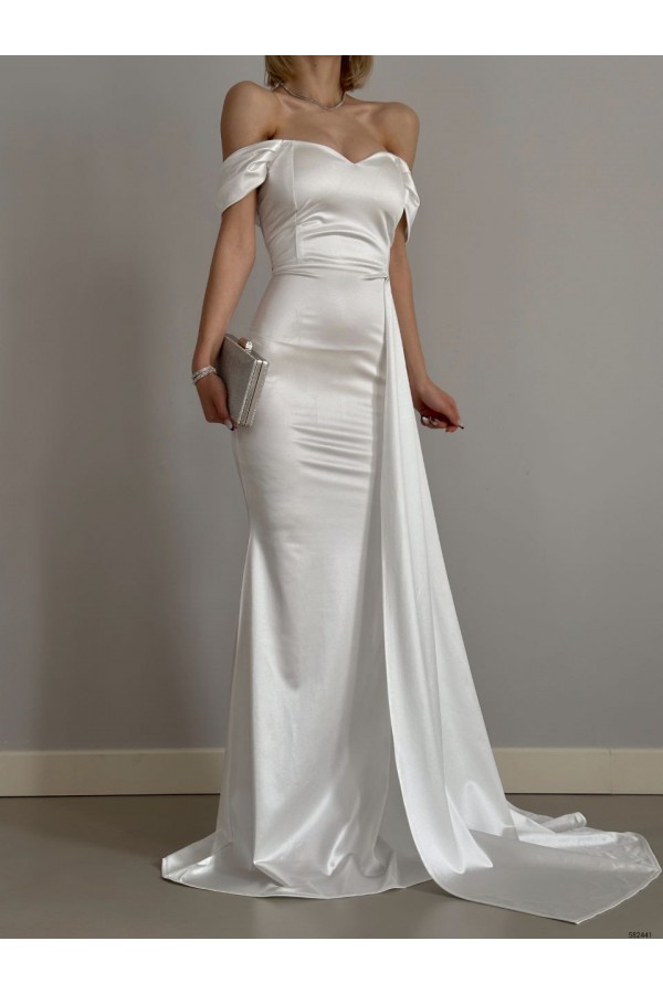 118654 білий Вечірня сукня