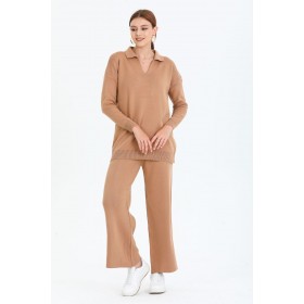 123291 TOPTAN CAMEL PANTOLON TAKIM