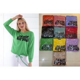 124619 TOPTAN YEŞİL SWEAT