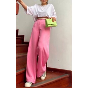 138288 TOPTAN PEMBE PANTOLON