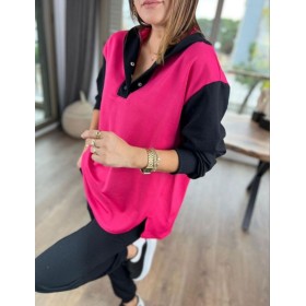 142716 TOPTAN PEMBE SWEAT