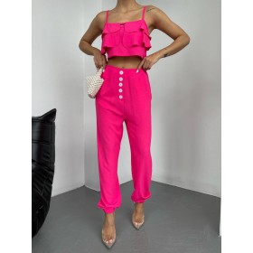 153780 TOPTAN PEMBE PANTOLON TAKIM