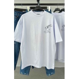 156507 TOPTAN BASKILI TSHIRT