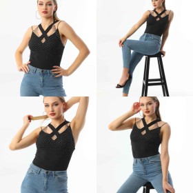 159787 TOPTAN SİYAH BODYSUIT