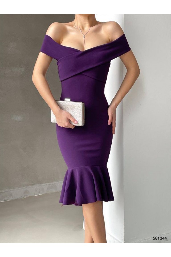 159889 purple Evening dress