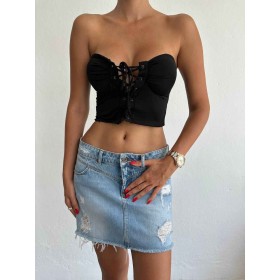 171573 TOPTAN SİYAH CROP