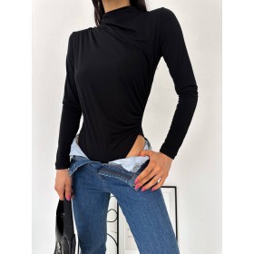 177531 TOPTAN SİYAH BODYSUIT