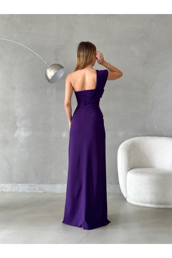 177718 фиолетовый Вечернее платье
