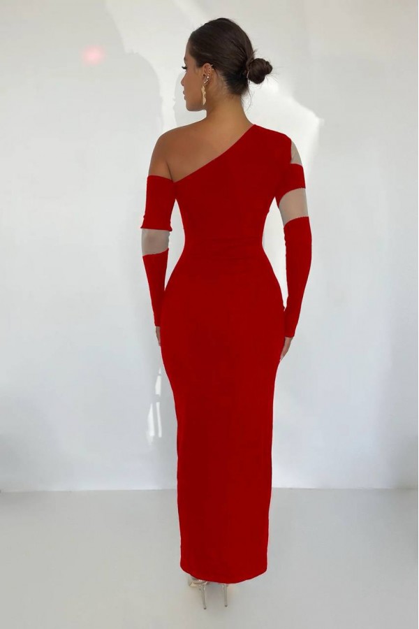 181157 red Evening dress