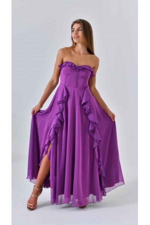 200001 фиолетовый Вечернее платье