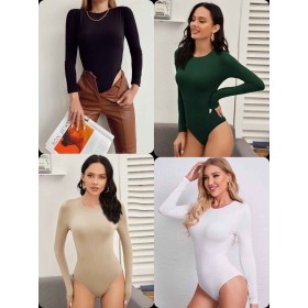 201958 TOPTAN SİYAH BODYSUIT