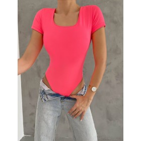 206861 TOPTAN PEMBE BODYSUIT