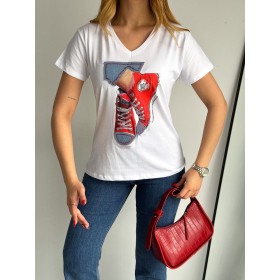 209488 TOPTAN BEYAZ TSHIRT