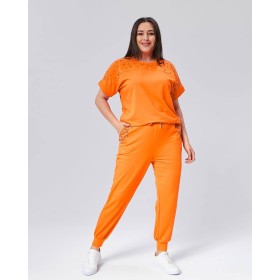 210985 TOPTAN ORANGE EŞOFMAN TAKIM