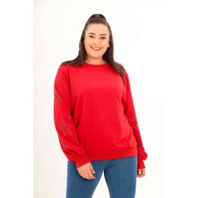 213135 TOPTAN KIRMIZI SWEAT