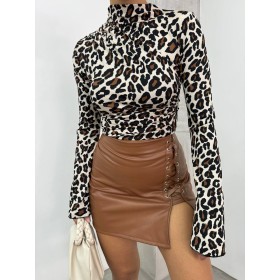 214498 TOPTAN LEOPAR BLUZ