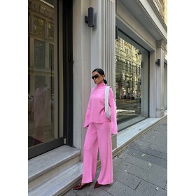 214632 TOPTAN PEMBE PANTOLON TAKIM