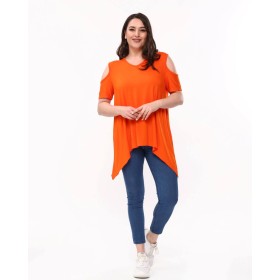 216309 TOPTAN ORANGE BLUZ