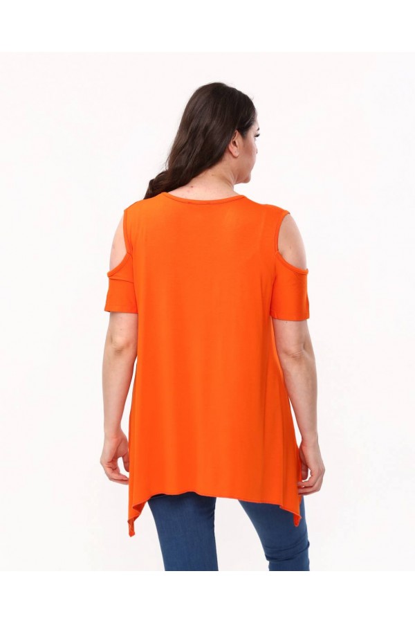 216309 TOPTAN ORANGE BLUZ