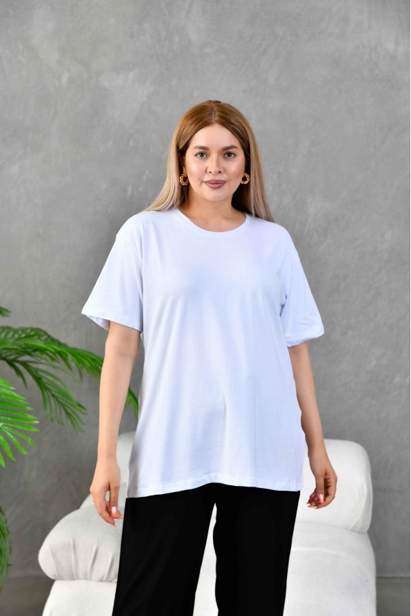 216319 TOPTAN BEYAZ TSHIRT