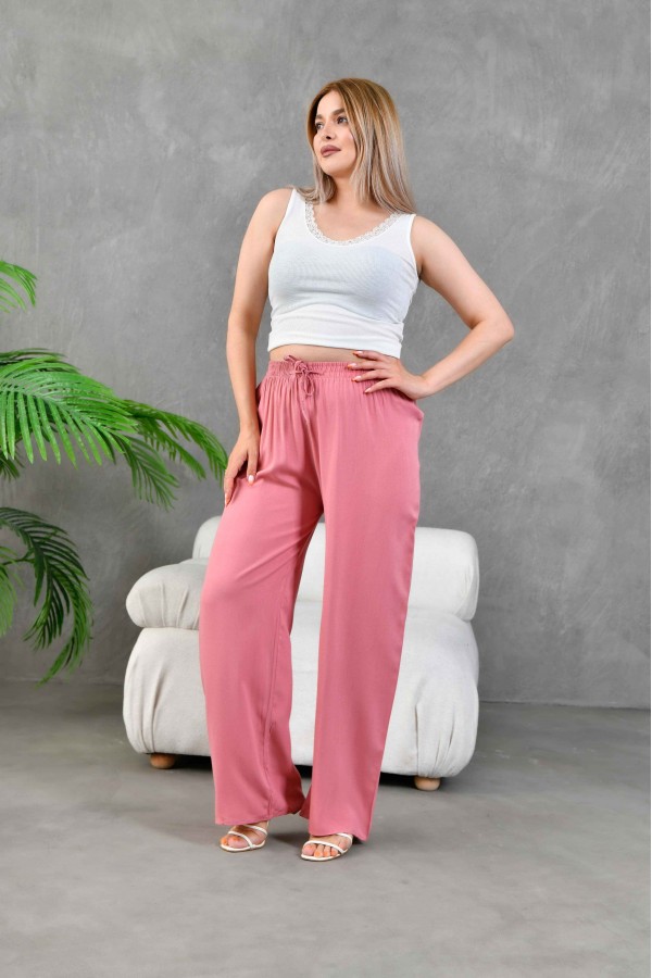 216325 TOPTAN PEMBE PANTOLON