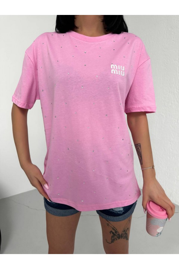 216574 TOPTAN PEMBE TSHIRT