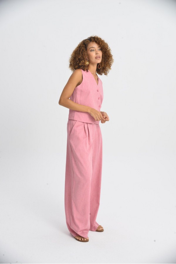 216966 TOPTAN PEMBE PANTOLON TAKIM