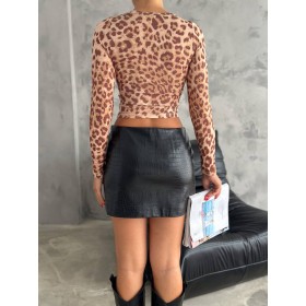 217685 TOPTAN LEOPAR BLUZ