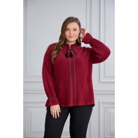 220628 TOPTAN BORDO BLUZ