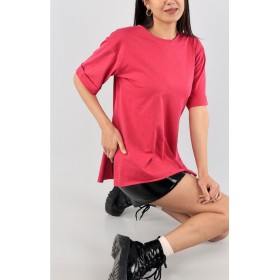 81478 TOPTAN PEMBE TSHIRT