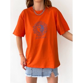 92881 TOPTAN BASKILI TSHIRT