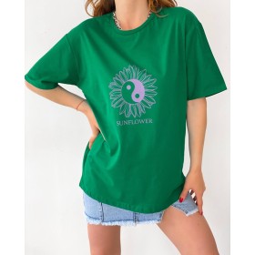 92882 TOPTAN BASKILI TSHIRT