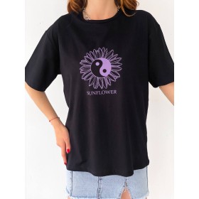 92883 TOPTAN BASKILI TSHIRT