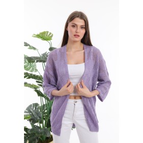 93025 TOPTAN LİLA HIRKA