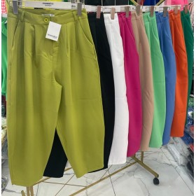 98827 TOPTAN FUŞYA PANTOLON