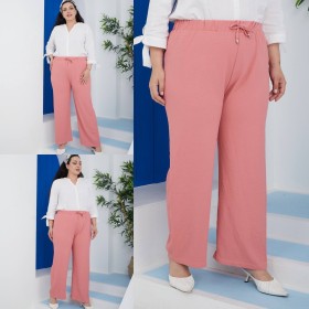 99015 TOPTAN PEMBE PANTOLON